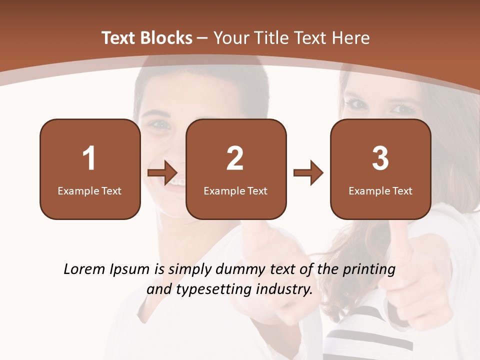 Okay Siblings Sister PowerPoint Template