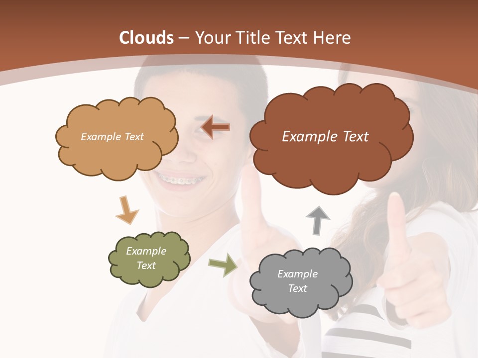 Okay Siblings Sister PowerPoint Template