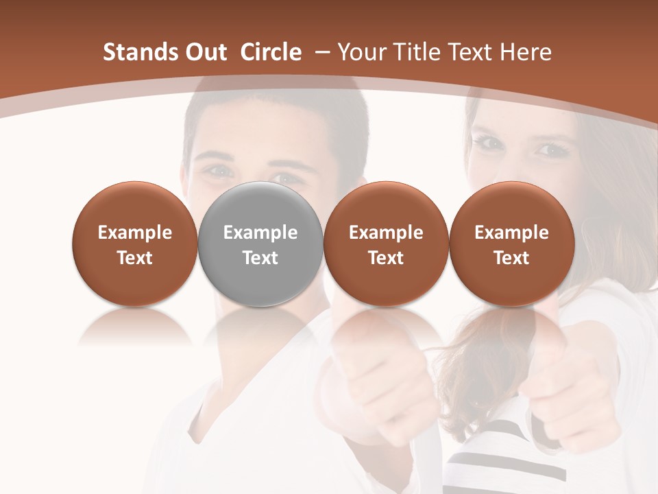 Okay Siblings Sister PowerPoint Template