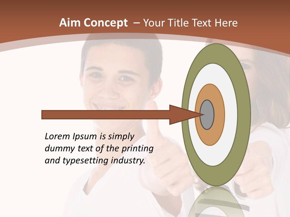 Okay Siblings Sister PowerPoint Template