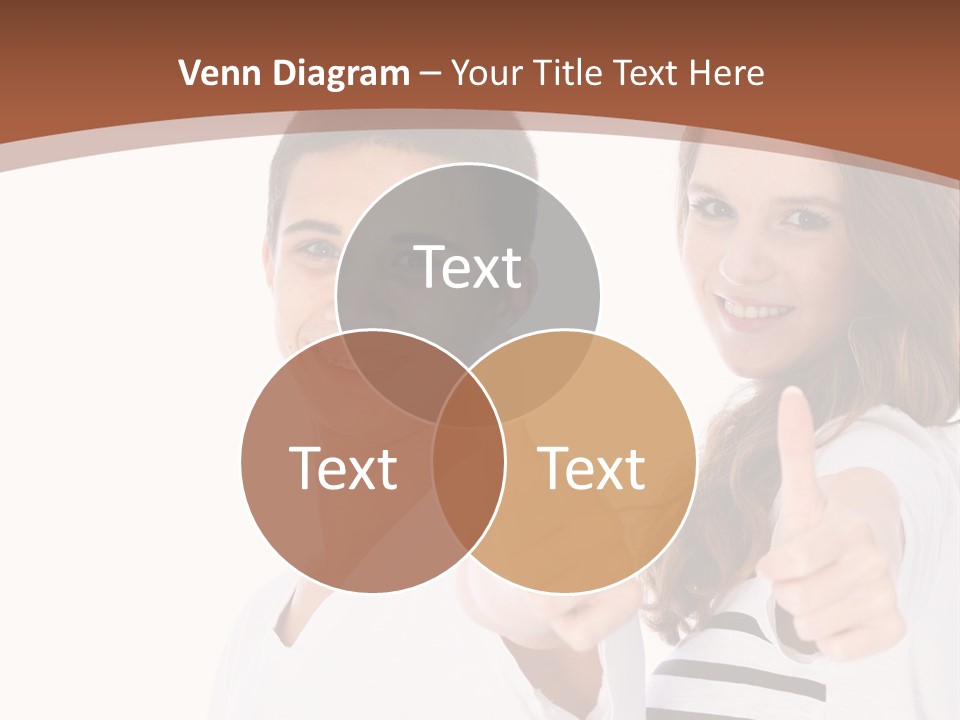 Okay Siblings Sister PowerPoint Template