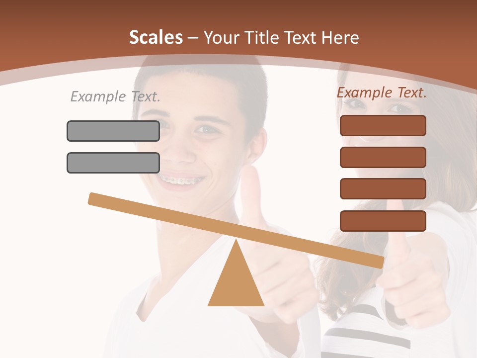 Okay Siblings Sister PowerPoint Template