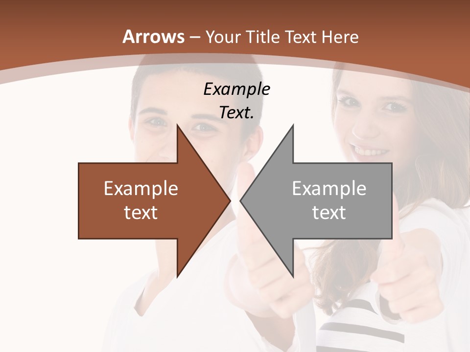 Okay Siblings Sister PowerPoint Template