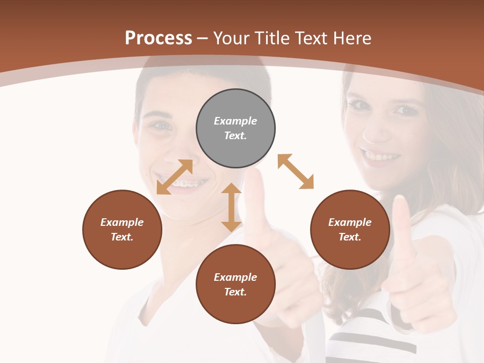 Okay Siblings Sister PowerPoint Template