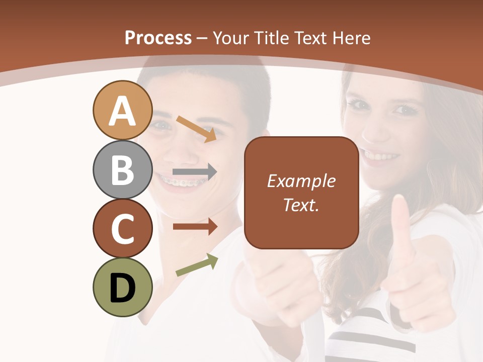 Okay Siblings Sister PowerPoint Template