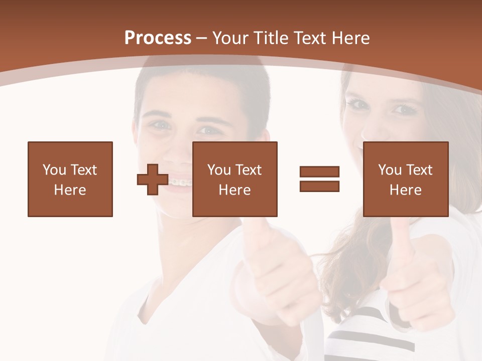 Okay Siblings Sister PowerPoint Template