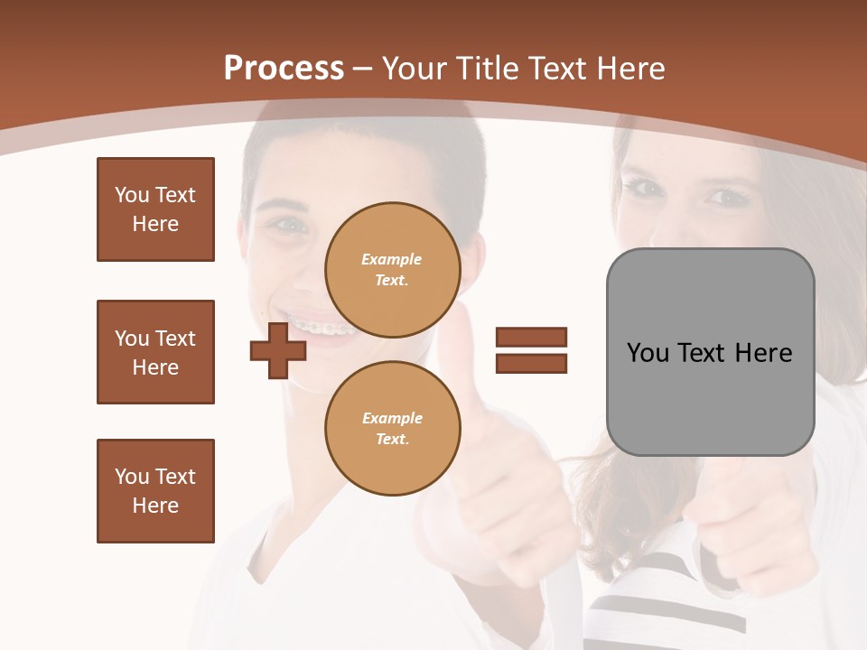 Okay Siblings Sister PowerPoint Template