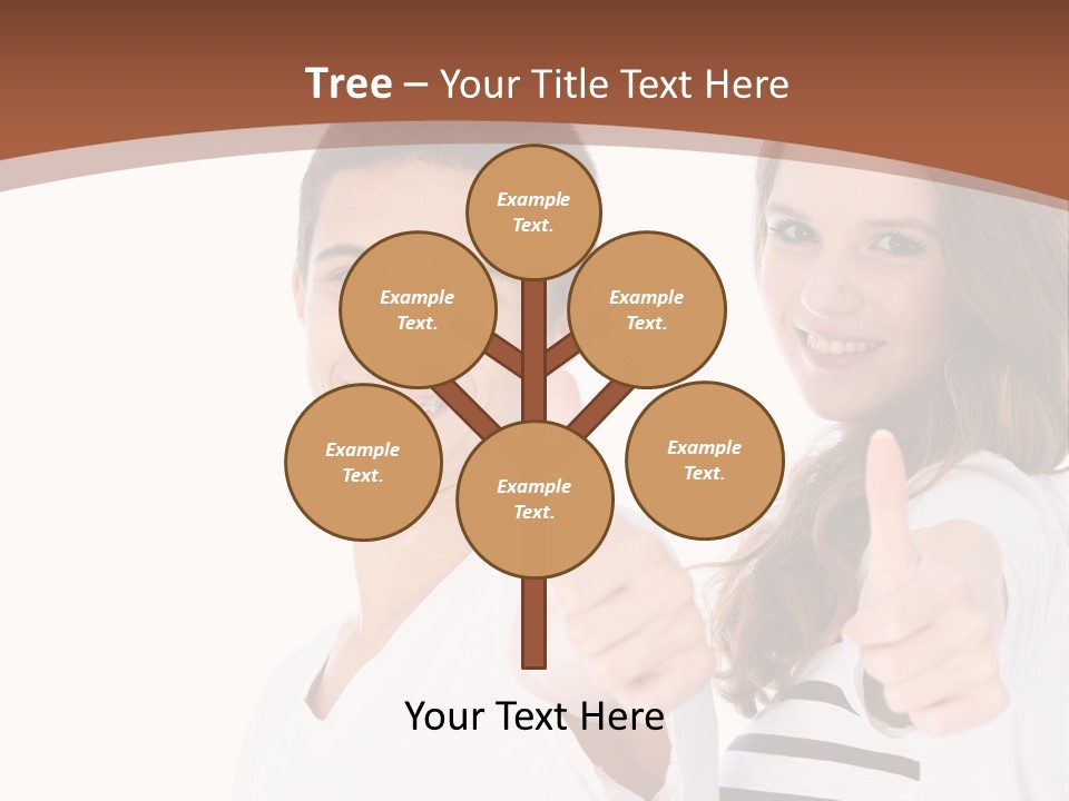 Okay Siblings Sister PowerPoint Template