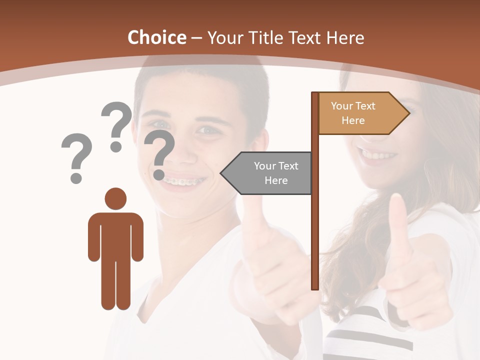 Okay Siblings Sister PowerPoint Template