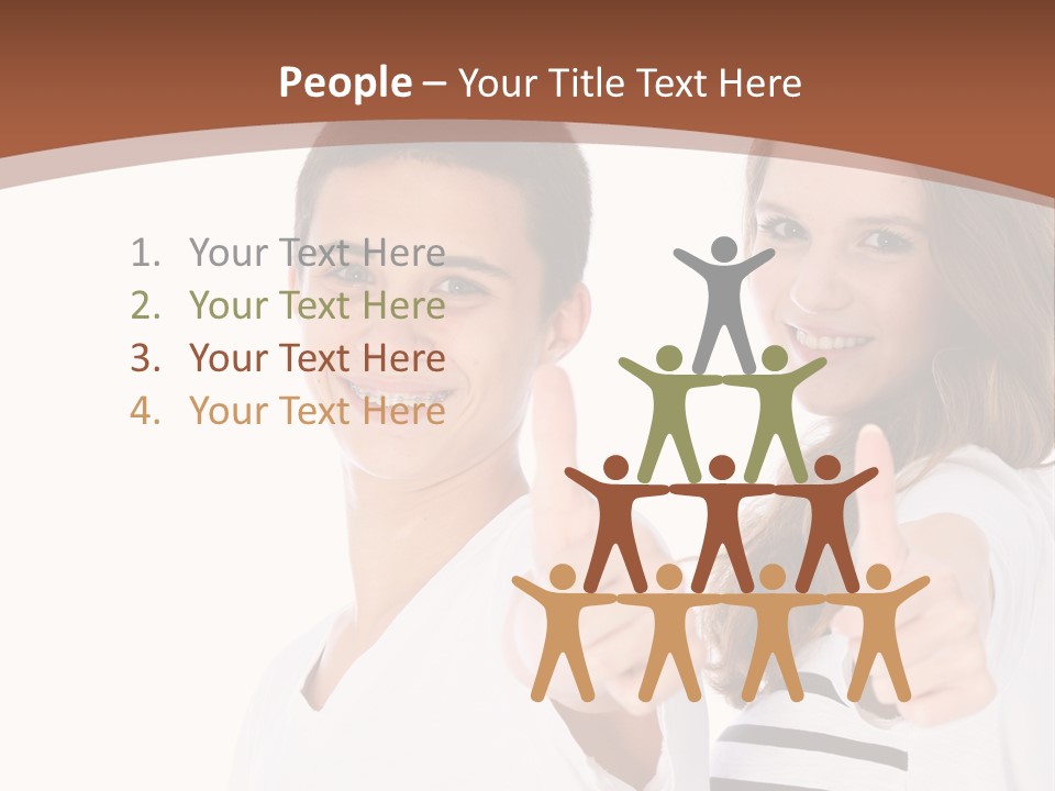 Okay Siblings Sister PowerPoint Template