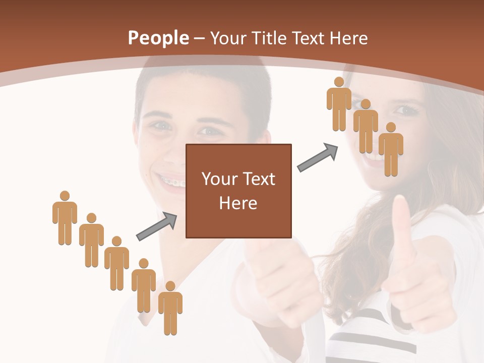 Okay Siblings Sister PowerPoint Template