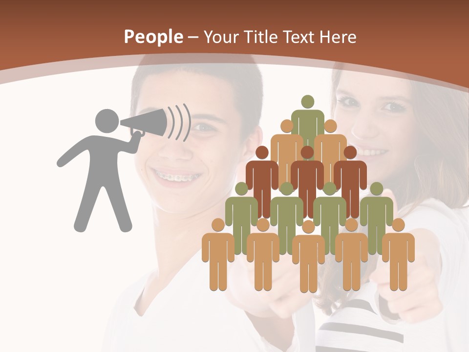 Okay Siblings Sister PowerPoint Template