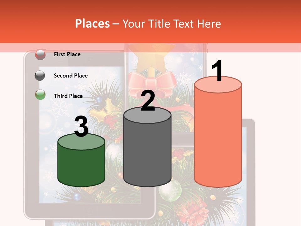Cloud Christmas Business PowerPoint Template