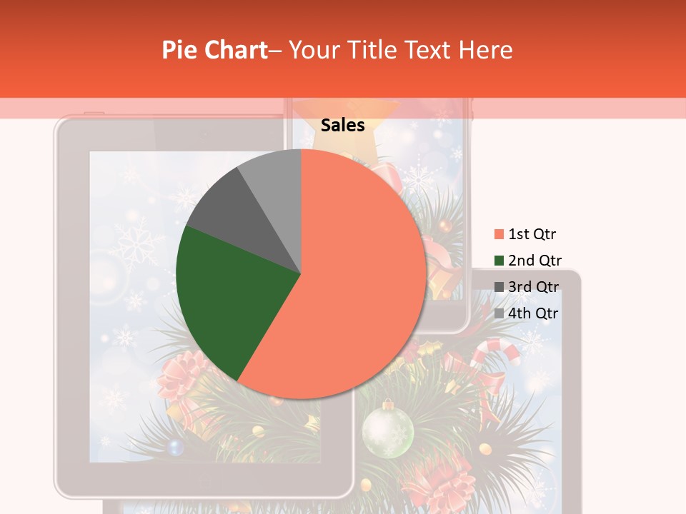 Cloud Christmas Business PowerPoint Template