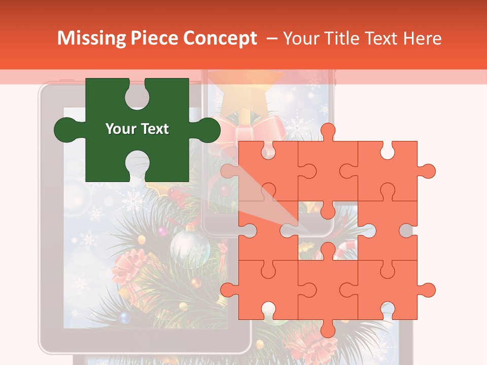 Cloud Christmas Business PowerPoint Template