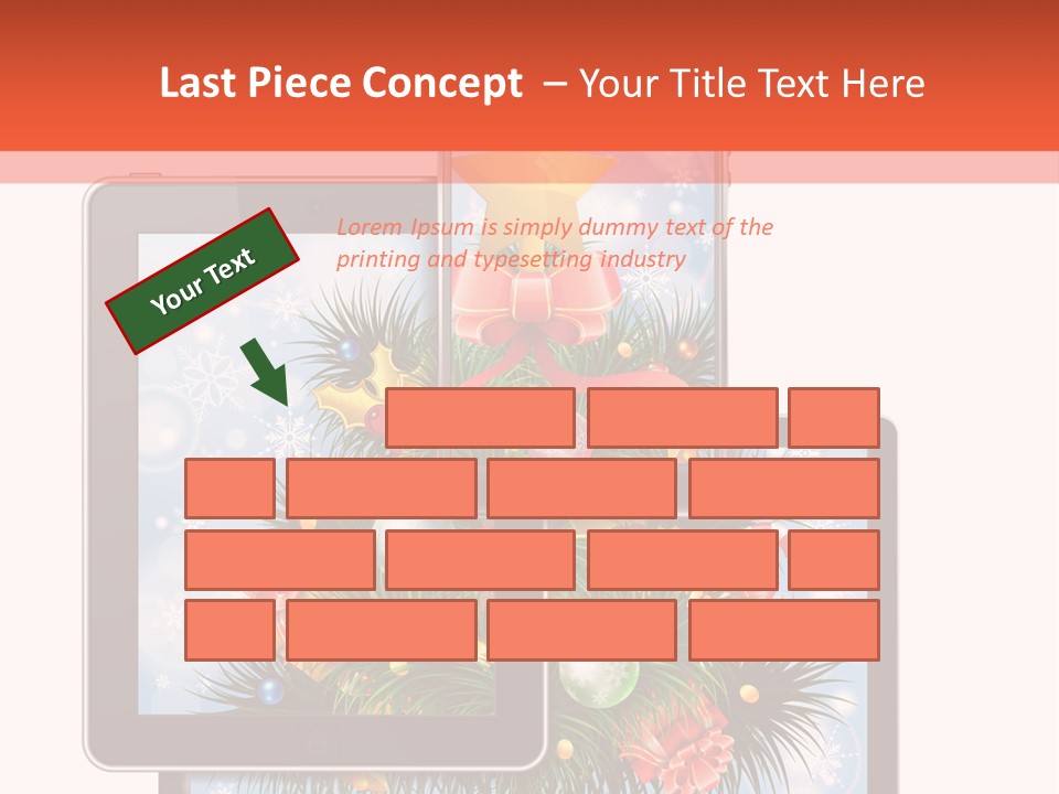 Cloud Christmas Business PowerPoint Template