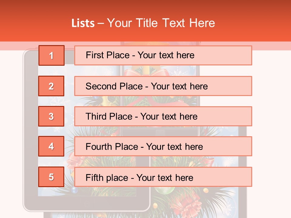 Cloud Christmas Business PowerPoint Template