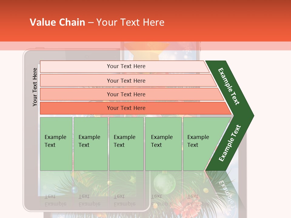 Cloud Christmas Business PowerPoint Template