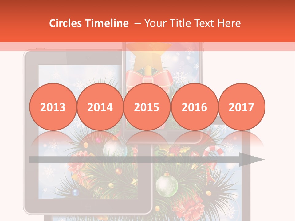 Cloud Christmas Business PowerPoint Template