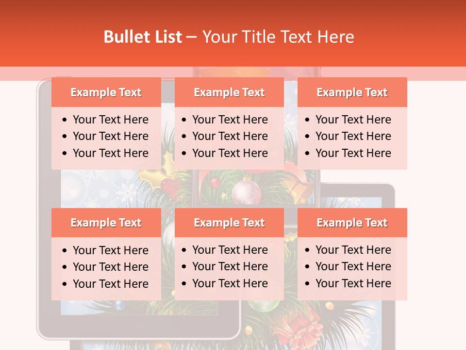 Cloud Christmas Business PowerPoint Template