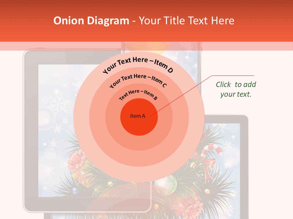 Cloud Christmas Business PowerPoint Template