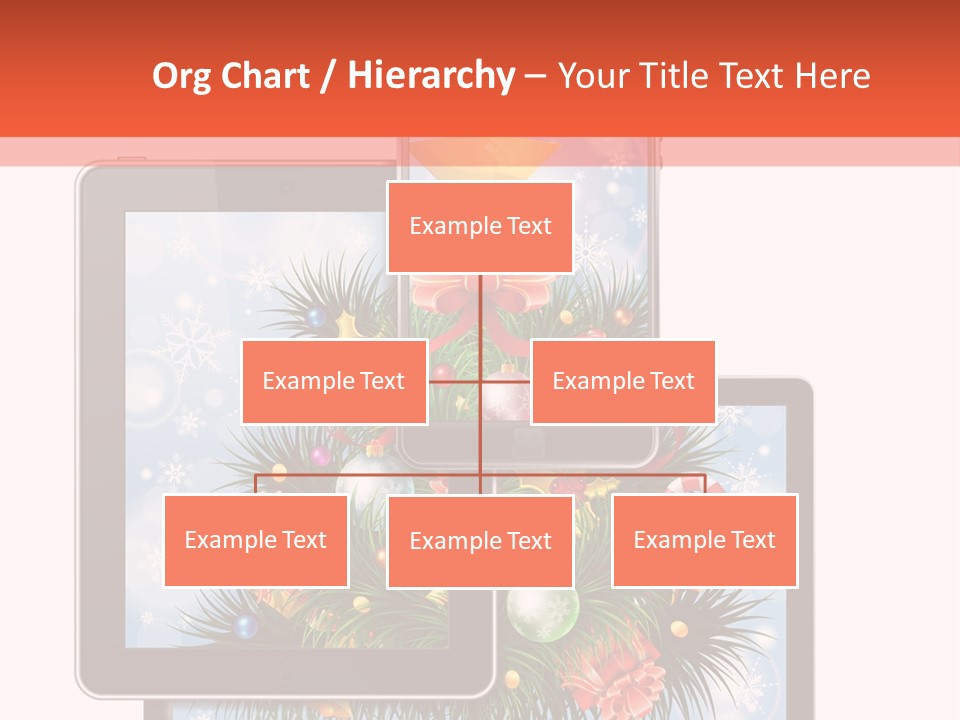 Cloud Christmas Business PowerPoint Template