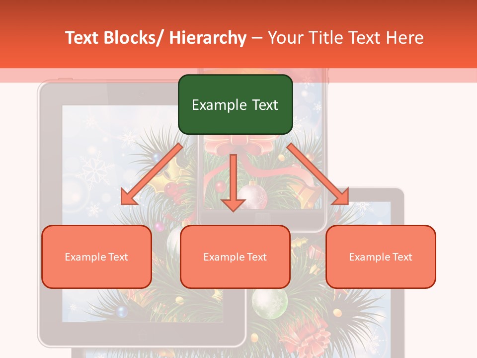 Cloud Christmas Business PowerPoint Template