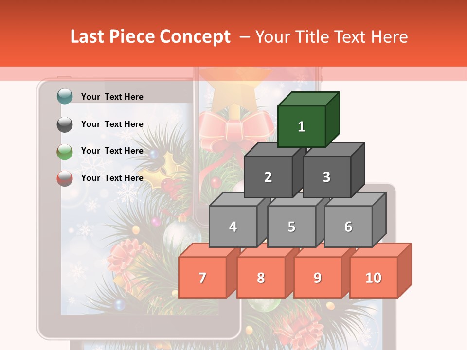 Cloud Christmas Business PowerPoint Template