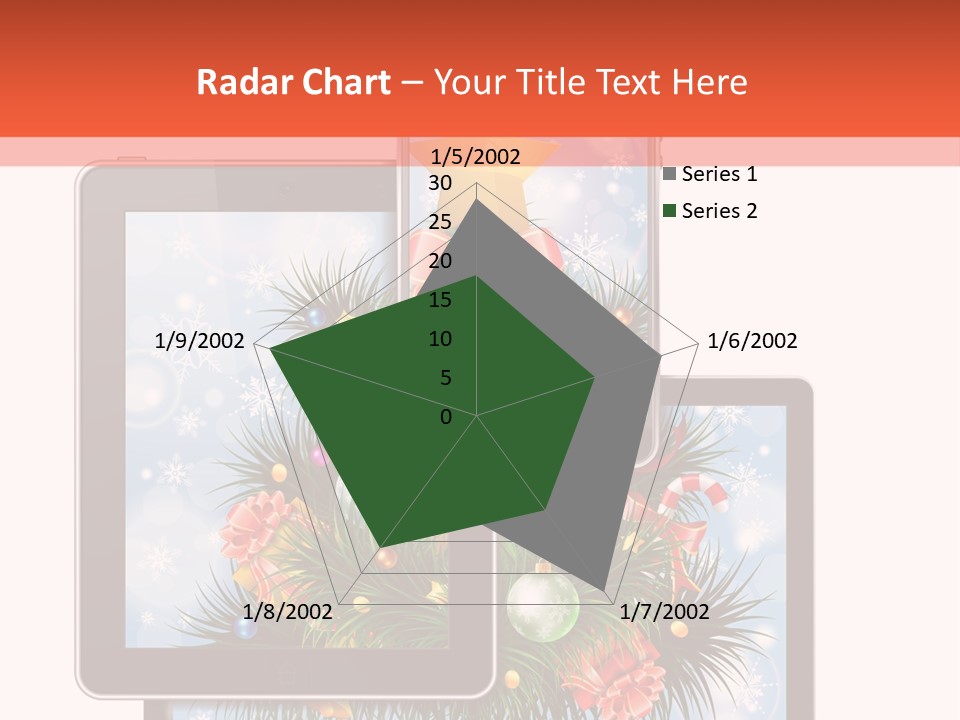Cloud Christmas Business PowerPoint Template
