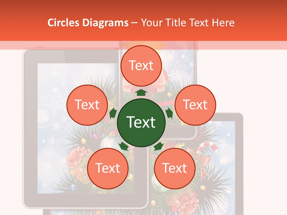 Cloud Christmas Business PowerPoint Template