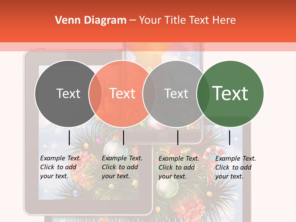 Cloud Christmas Business PowerPoint Template