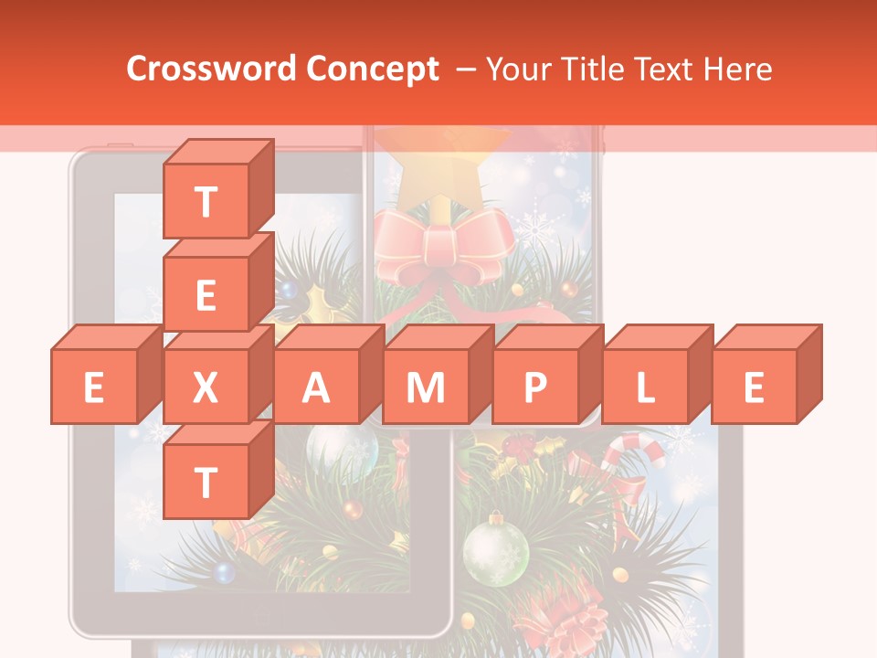 Cloud Christmas Business PowerPoint Template