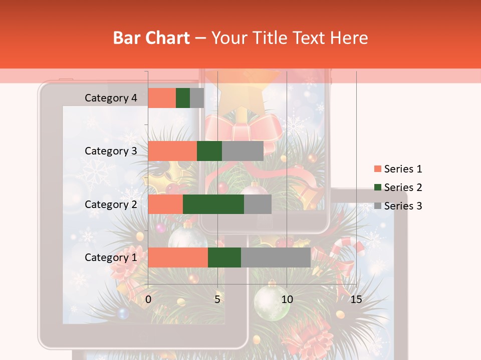 Cloud Christmas Business PowerPoint Template