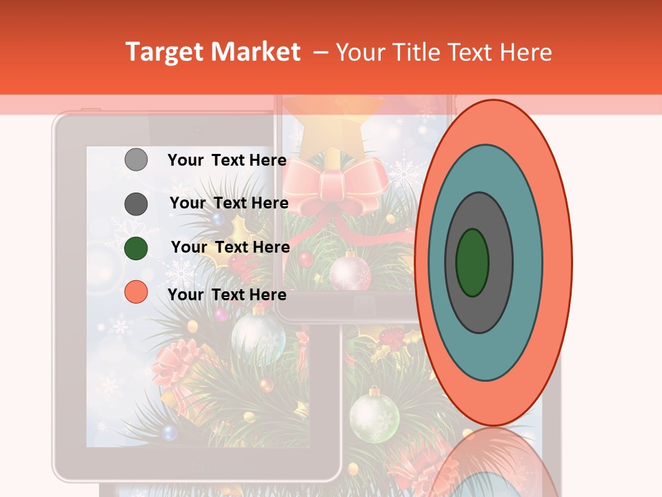 Cloud Christmas Business PowerPoint Template