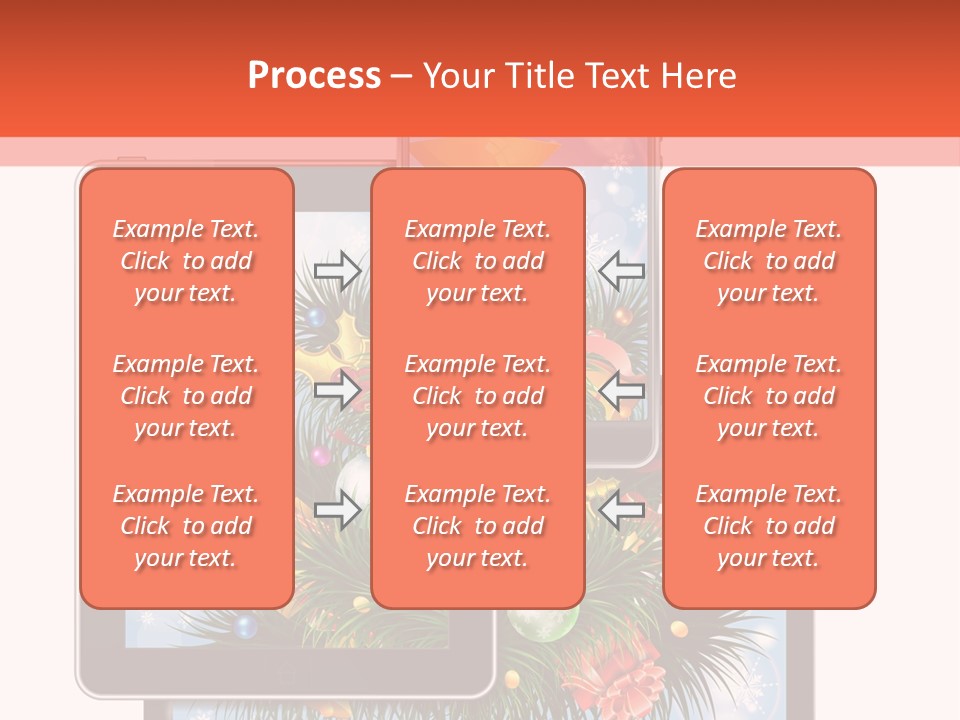 Cloud Christmas Business PowerPoint Template