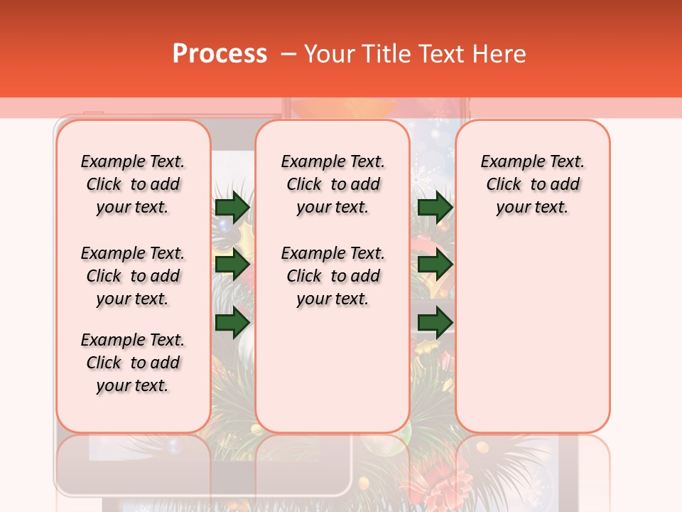 Cloud Christmas Business PowerPoint Template