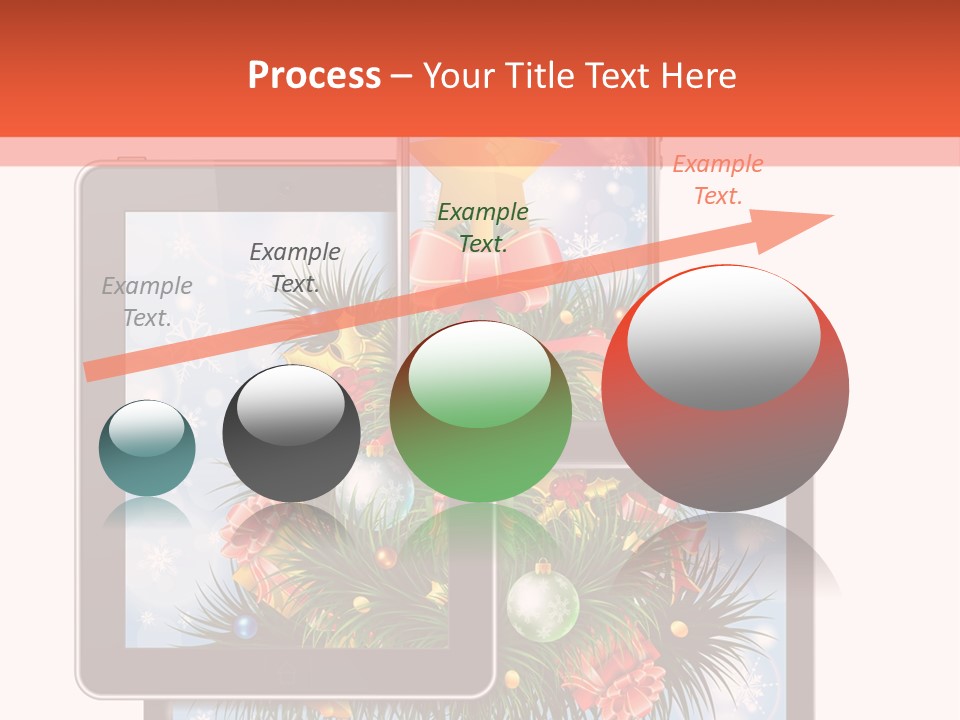 Cloud Christmas Business PowerPoint Template