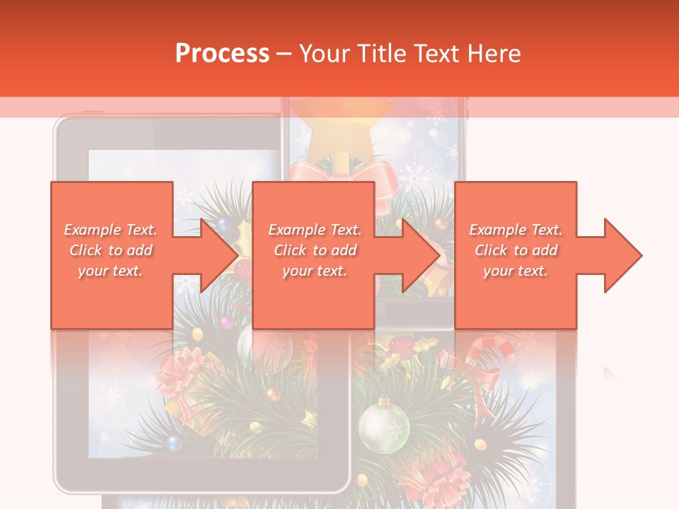 Cloud Christmas Business PowerPoint Template
