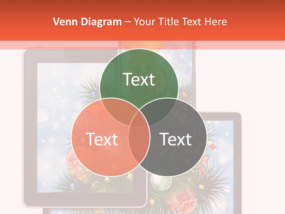 Cloud Christmas Business PowerPoint Template