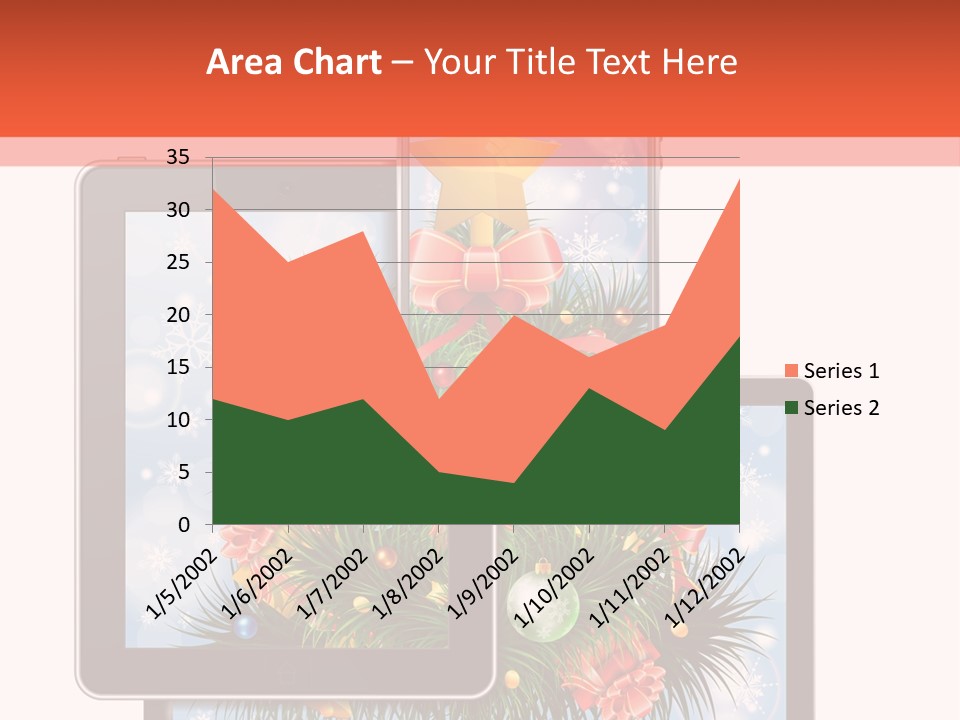 Cloud Christmas Business PowerPoint Template