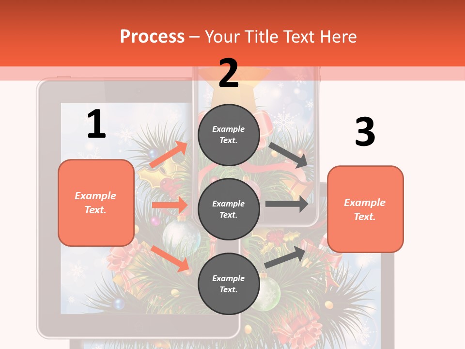 Cloud Christmas Business PowerPoint Template