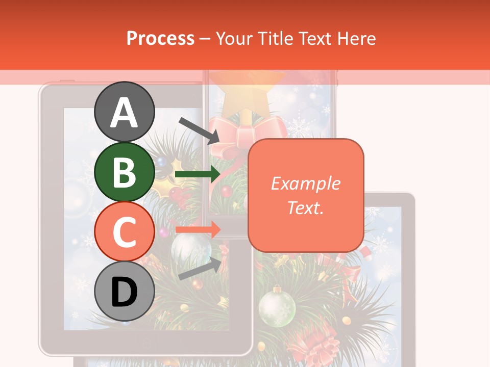 Cloud Christmas Business PowerPoint Template