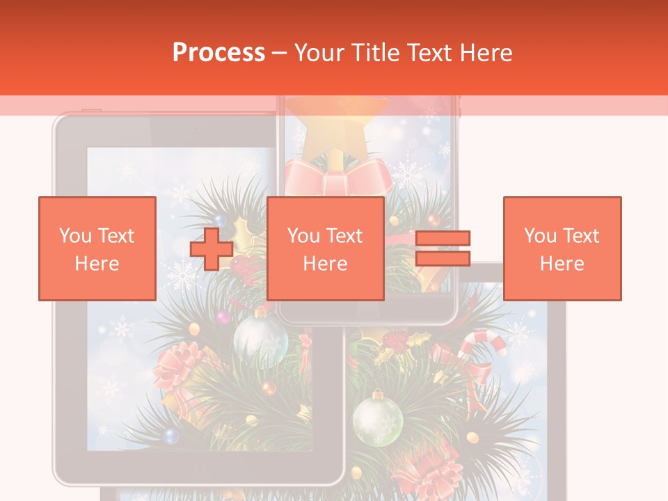 Cloud Christmas Business PowerPoint Template