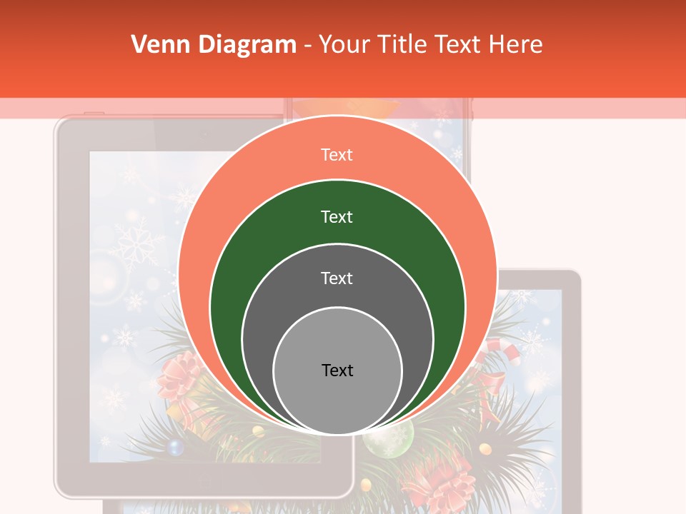 Cloud Christmas Business PowerPoint Template