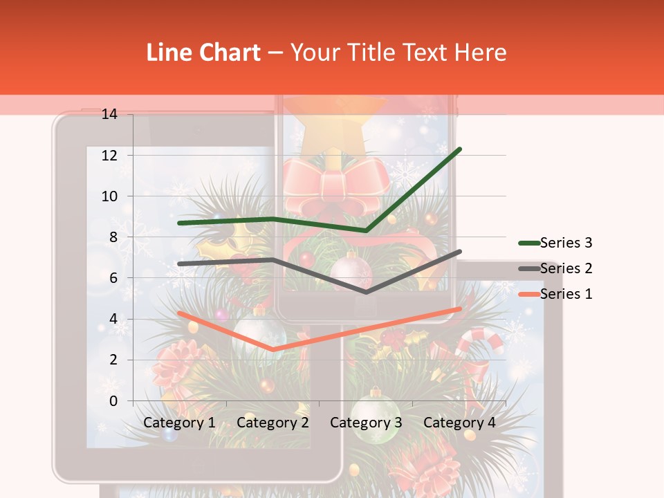 Cloud Christmas Business PowerPoint Template