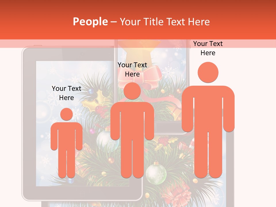 Cloud Christmas Business PowerPoint Template