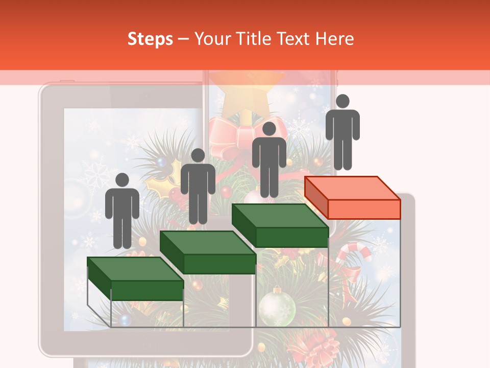 Cloud Christmas Business PowerPoint Template