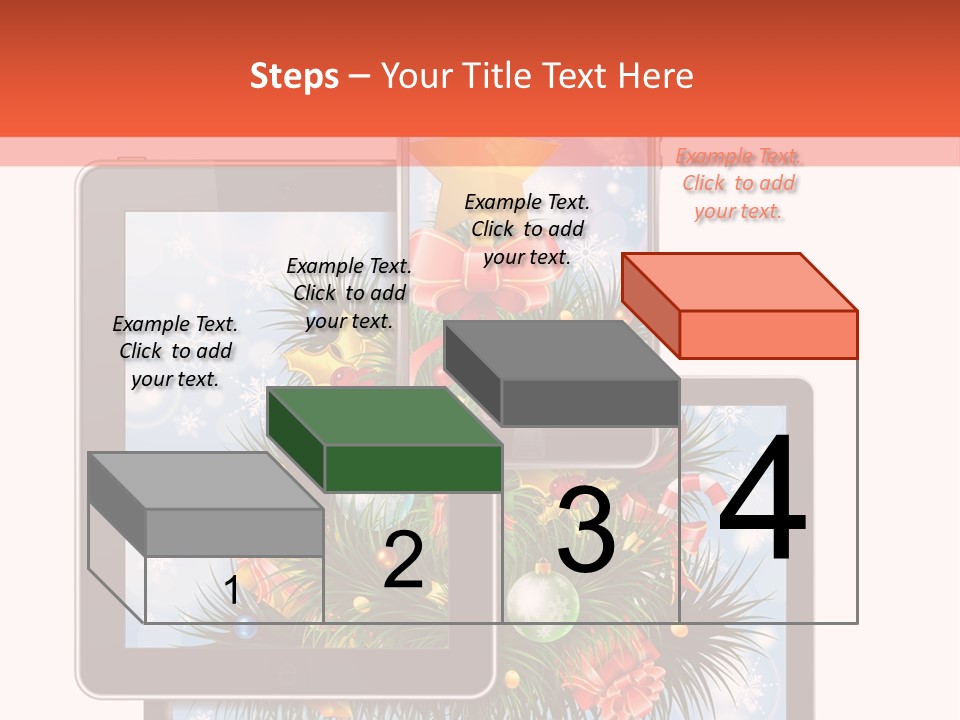 Cloud Christmas Business PowerPoint Template
