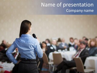 People Business Seminar PowerPoint Template