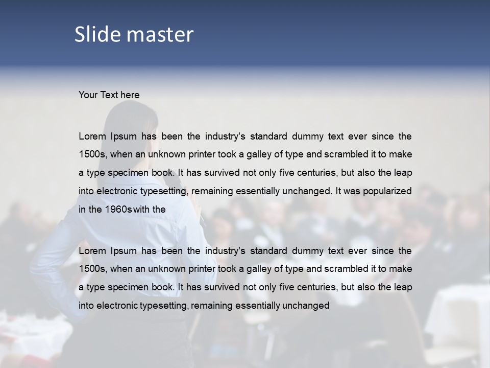 People Business Seminar PowerPoint Template